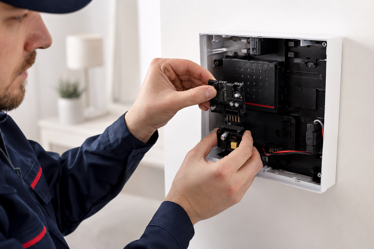 Inštalácia napájacieho modulu Hikvision